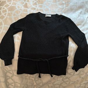 Vintage Joyce Sportswear knit sweater with braided belt